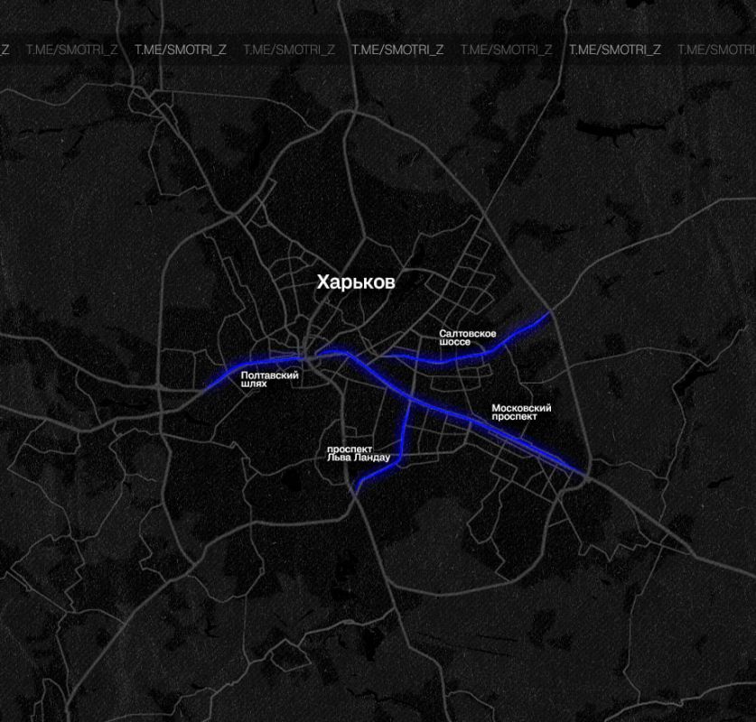 Техника ВСУ перебрасывается из Харькова на Запорожское направление