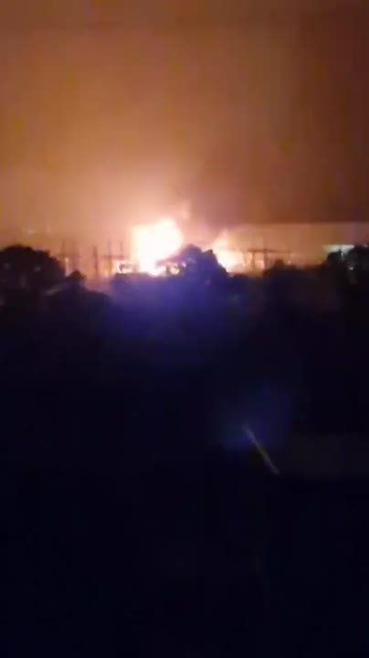 Киев. Удары по одной из ТЭЦ