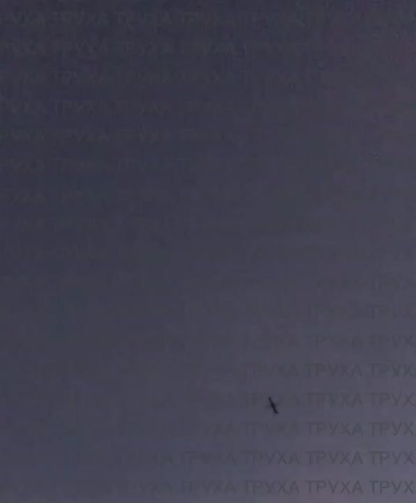 Момент пролёта крылатой ракеты Х-101 ранним утром над Полтавской областью