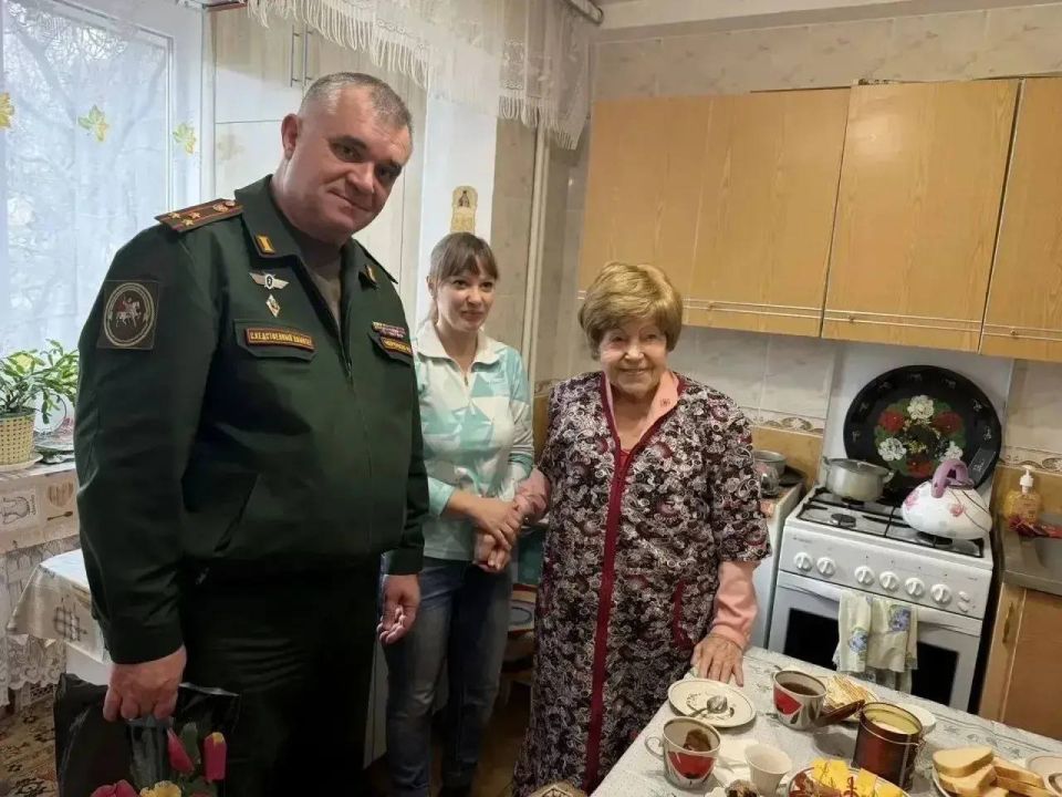 В Ставропольском крае военные следователи навестили ветерана Великой Отечественной войны