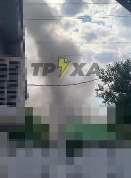Зафиксирован пожар после удара БпЛА в Полтаве
