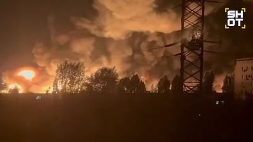 Комбинированный ракетно-дроновый удар был нанесён сегодня по промышленным предприятиям и складам на Украине